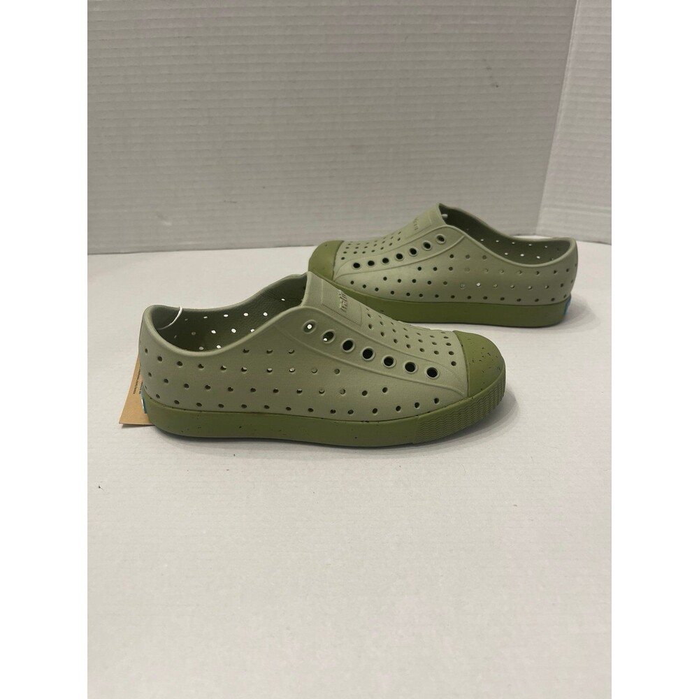 Native Shoes Kids Unisex Jefferson Bloom Size 12 Green New With Tag - Picture 11 of 11